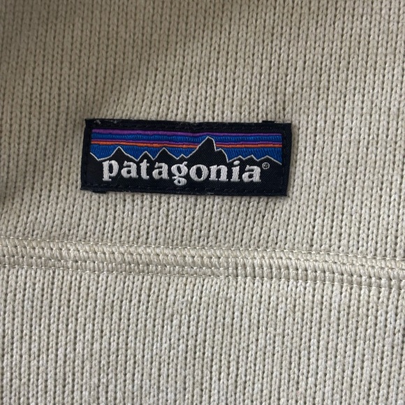 Patagonia Women M Lightweight Better Sweater Marsupial Pullover 26010 Ivory - Picture 3 of 8